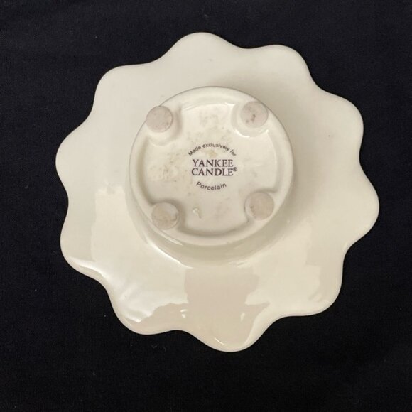 Yankee Candle White Porcelain Votive Tea Light Holders 2 Pineapple Neutral - Picture 6 of 6